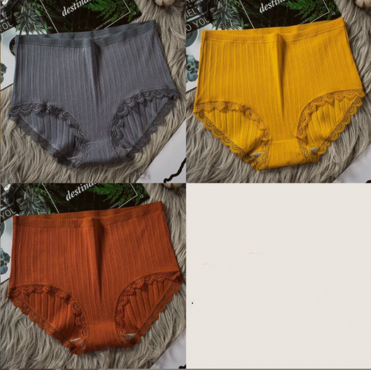 Calzones Deportivos de Cintura Alta con Algodón Transpirable para Mujer - Image 3