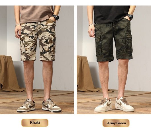 Shorts Cargo Retro Sueltos para Hombre con Múltiples Bolsillos - Image 13