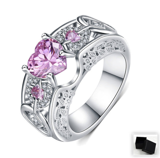 Anillo de Compromiso Corazón Ruby Princesa - Image 16