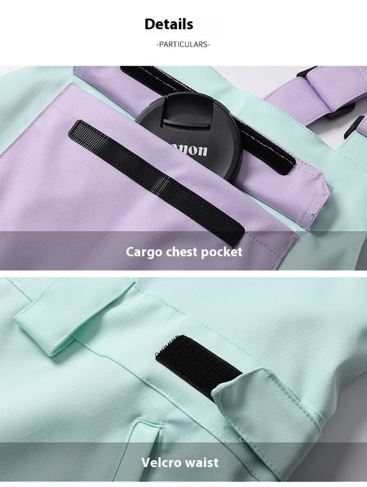 Traje de Esquí Impermeable Bicolor con Refuerzos Duraderos - Image 15