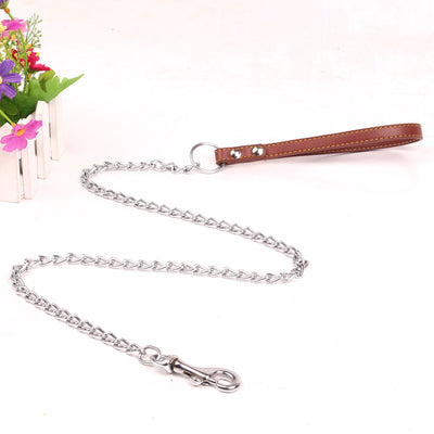 Cadena de Tracción para Perros con Mango PU y Eslabones Metálicos - Image 7