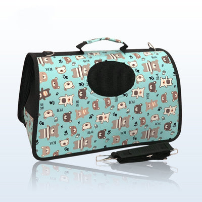 Transportín Portátil Messenger para Gatos - Jaula de Viaje Compacta
