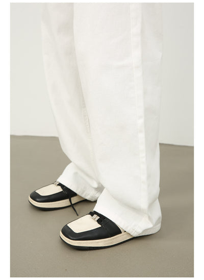 Jeans Retro Holgados con Cintura Elástica Estilo Coreano para Hombre - Image 33