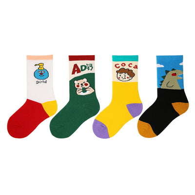 Calcetines Infantiles Deportivos con Letras - Estilo Street Sports - Image 22