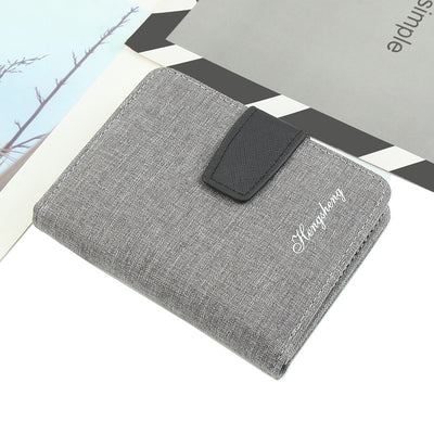Billetera Corta Hombre Múltiples Compartimentos Estilo Casual - Image 9