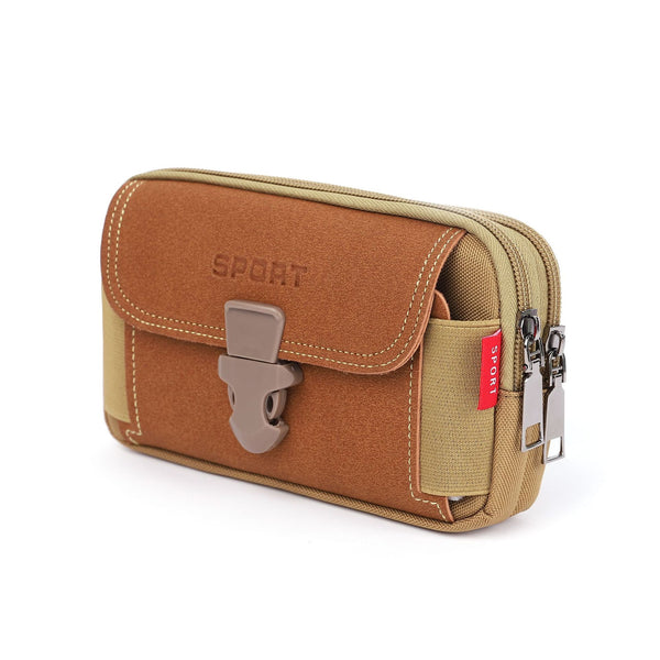 Bolsa Vertical Multifuncional de Lona para Cintura - 6.5 Pulgadas