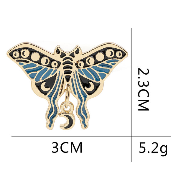 Broche Mariposa con Efecto Óleo Artístico