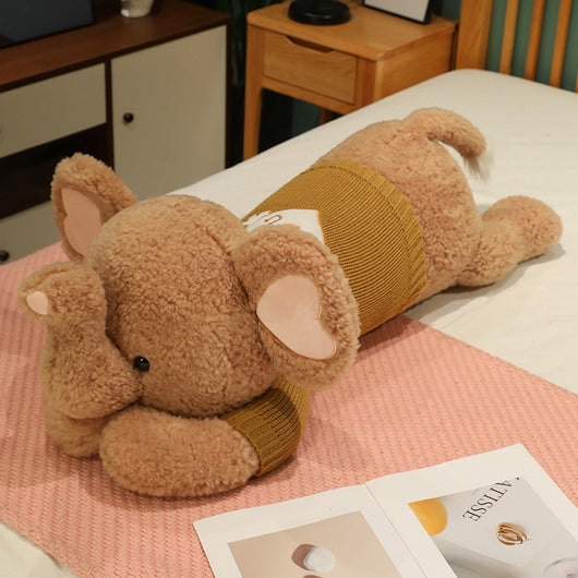 Almohada Decorativa Elefante Gigante de Peluche Suave - Image 9