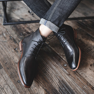 Botas Altas de Cuero Genuino para Hombre - Image 4