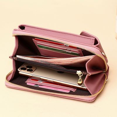 Billetera Crossbody Vertical para Teléfono - Diseño Minimalista y Funcional - Image 3