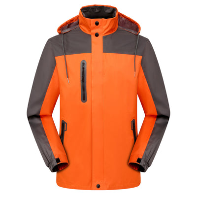 Chaqueta Impermeable Cortaviento Unisex para Aventuras al Aire Libre - Image 8