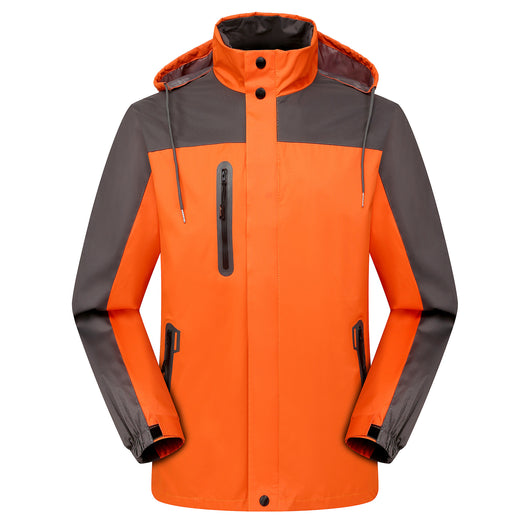 Chaqueta Impermeable Cortaviento Unisex para Aventuras al Aire Libre - Image 8