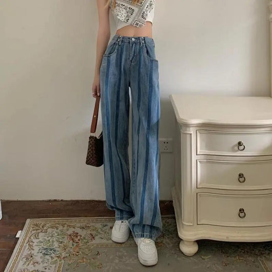 Pantalón Retro Cintura Alta Versátil para Limpiar