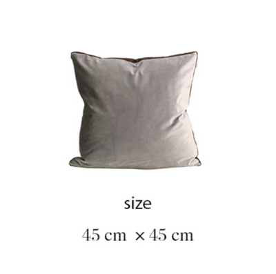 Funda de Almohada Lumbar en Terciopelo Gris - Soporte Versátil - Image 6