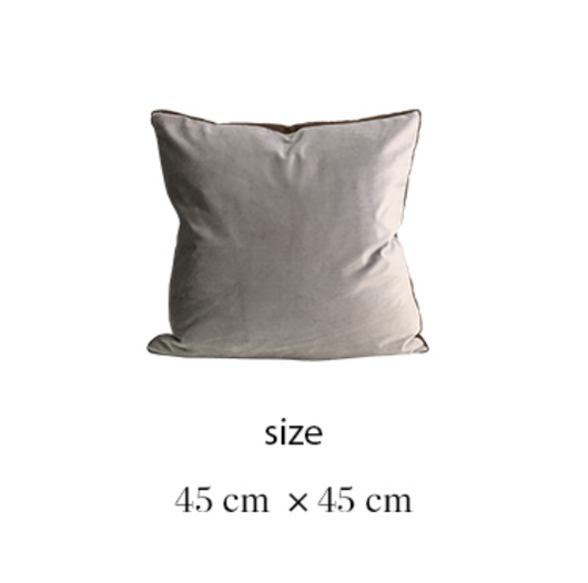 Funda de Almohada Lumbar en Terciopelo Gris - Soporte Versátil - Image 6
