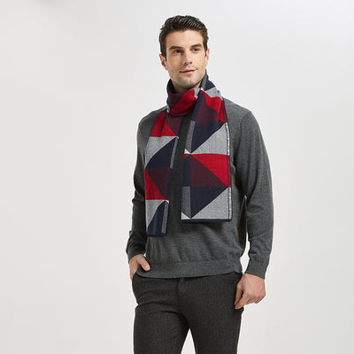 Bufanda Tejida Hombre Estilo Coreano Dongdaemun para Primavera, Otoño e Invierno - Image 16