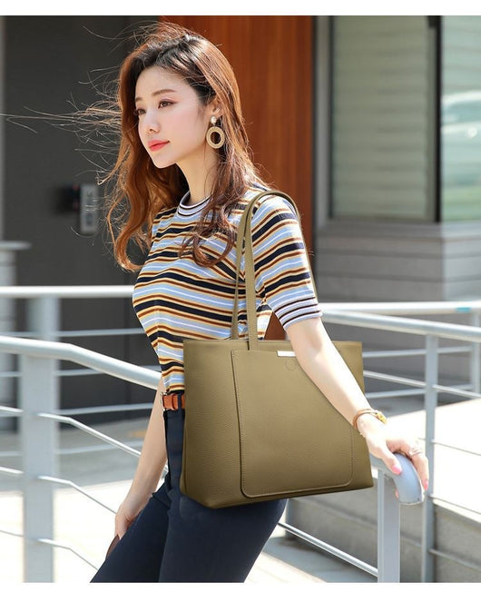 Bolso Tote de Cuero para Mujer - Gran Capacidad - Image 17