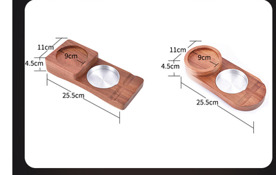 Cenicero de Madera 2 en 1 con Vaso para Whiskey y Soporte para Puros - Image 3