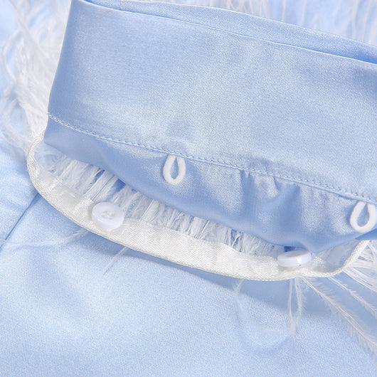 Conjunto de Shorts y Manga Larga Desmontable Color Sólido - Image 14