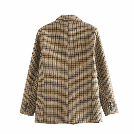 Blazer Infantil con Patrón de Cuadros para Invierno - Image 20