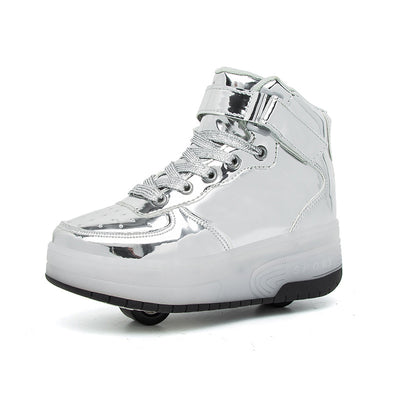 Zapatillas Deportivas Altas con Luces LED y Carga Inalámbrica - Image 14