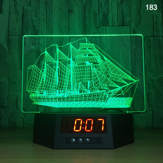 Lámpara LED Delfín 3D con Carga Inalámbrica - Luz Nocturna Brillante - Image 61
