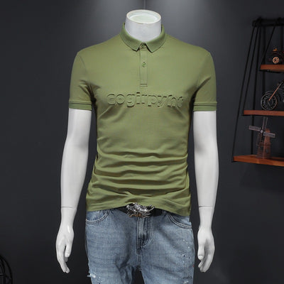 Polo Slim Fit con Monograma para Hombre - Diseño Moderno y Versátil - Image 10