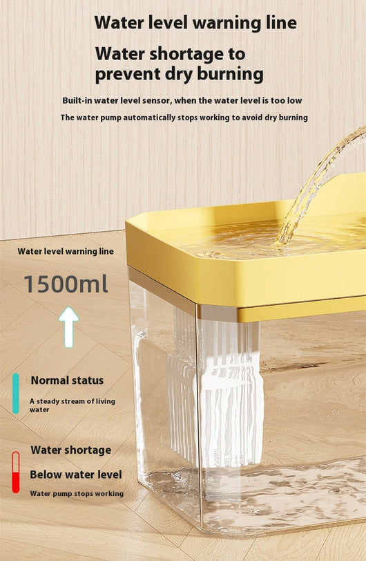 Fuente de Agua Circulante para Gatos con Filtro Automático - Image 15