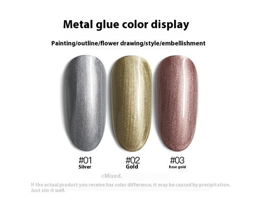 Esmalte de Uñas UV con Acabado Metálico para Nail Art Japonés - Image 9