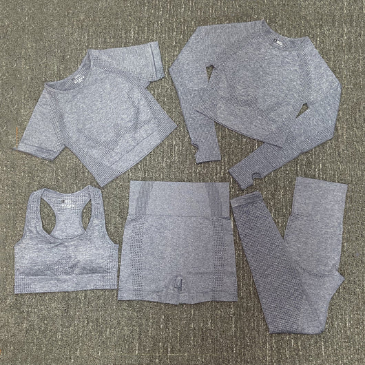 Conjunto Deportivo Ajustado de Manga Larga Estilo Europeo - Image 2
