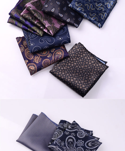 Pañuelo de Bolsillo Estampado para Hombre - Accesorios Formales y Casual Business - Image 51