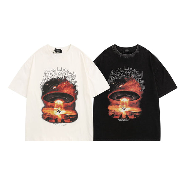 Camiseta Estampada Casual para Hombre - Diseño Urbano