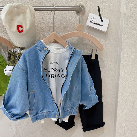 Chaqueta Vaquera Corta para Niñas - Estilo Primavera Otoño - Image 13