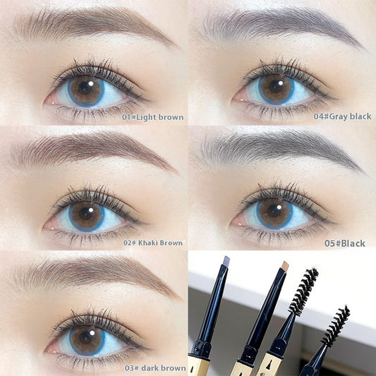 Lápiz de Cejas Ultra Fino Dorado Resistente al Desvanecimiento - Image 2