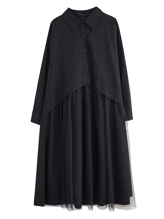 Vestido Largo Holgado de Manga Larga para Mujer - Image 5