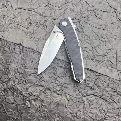 Cuchillo Plegable de Supervivencia con Mango de Fibra de Nylon
