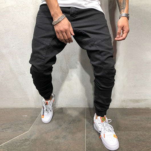 Pantalones Hip Hop con Cierre Lateral para Hombre - Image 10