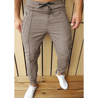 Pantalones Casuales con Cintura Ajustable y Pliegues Elegantes - Image 9