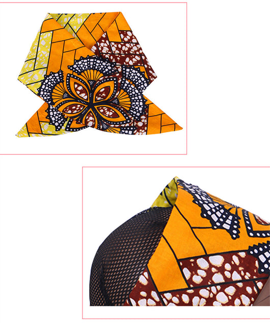 Cinta para la Cabeza Ankara Ajustable - Tela Batik Conmemorativa - Image 29