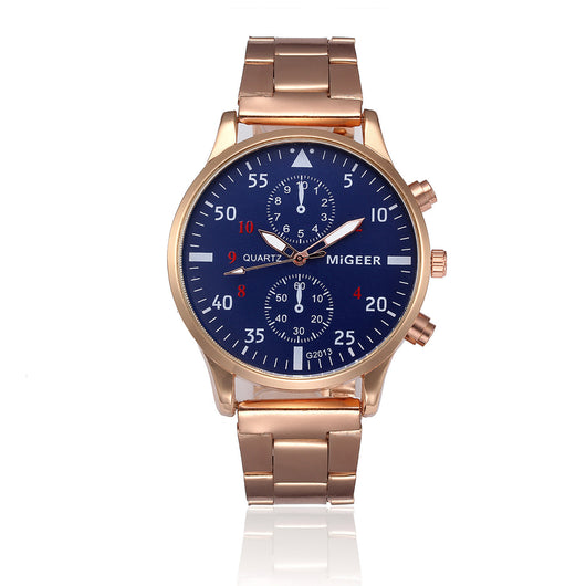 Reloj Deportivo de Acero Inoxidable para Hombre con Movimiento de Cuarzo - Image 5