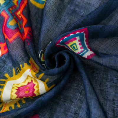 Bufanda Larga Artesanal con Borlas para Mujer - Image 6