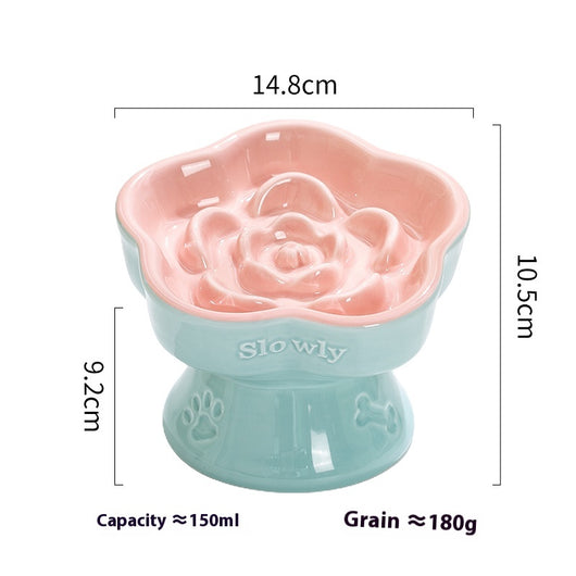 Comedero de Cerámica Protector para Perros y Gatos con Cuello Alto Antivuelco - Image 24