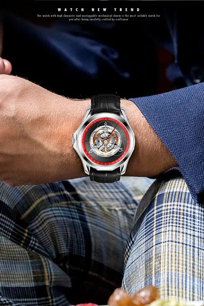 Reloj Automático para Hombre con Esfera Esqueletizada - Image 11