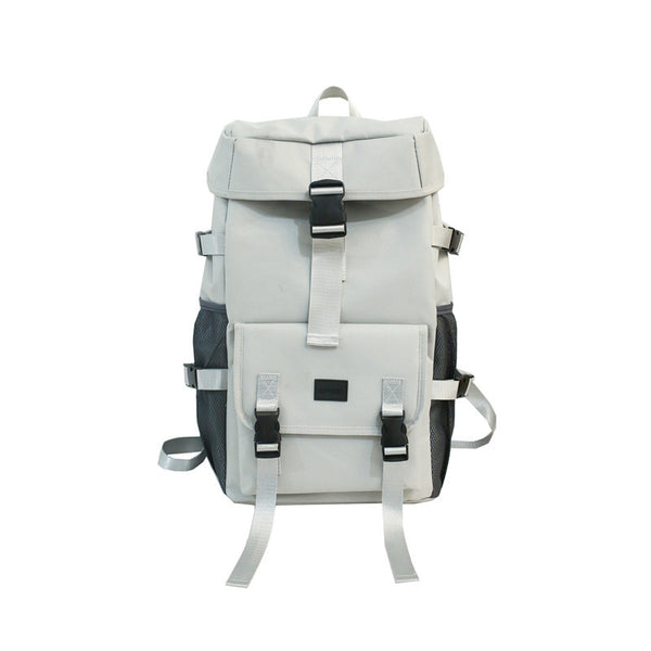 Mochila de Viaje Negra con Gran Capacidad y Compartimentos de Herramientas - Image 3