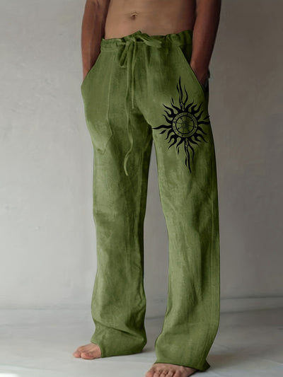 Pantalones Holgados de Pierna Ancha para Hombre - Comodidad Diaria - Image 12