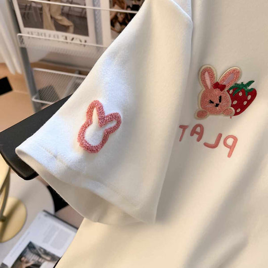 Blusa Fresca de Manga Corta - Diseño Holgado y Cómodo para Verano - Image 8