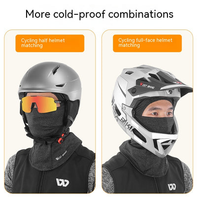 Pasamontaña Térmico de Forro Polar para Ciclismo con Abertura Ocular - Image 4