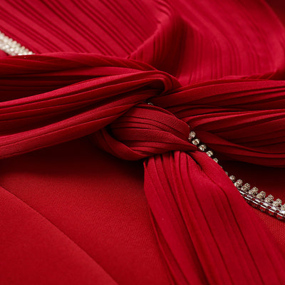 Falda Roja Ajustada a la Cintura - Image 14