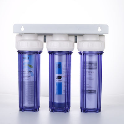 Purificador de Agua Doméstico Tres Etapas con Prefiltro Transparente de 10 Pulgadas - Image 6