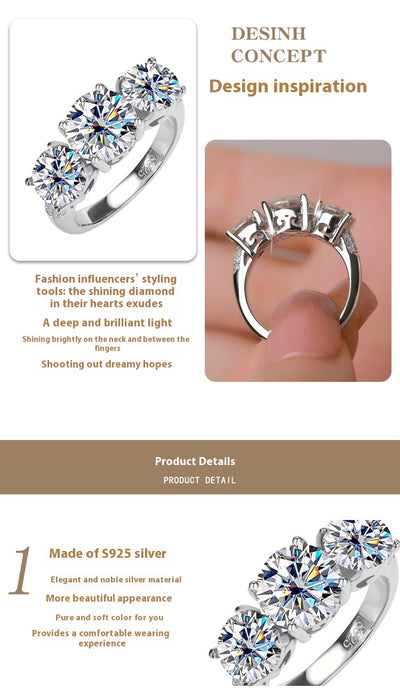 Anillo de Moissanita Sense Avanzado - Joya Elegante - Image 13